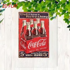 Blechschild Coca Cola Vintage