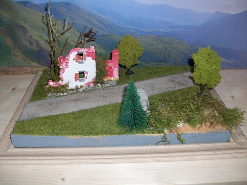Diorama 29x19 cm - 1/87/ho,