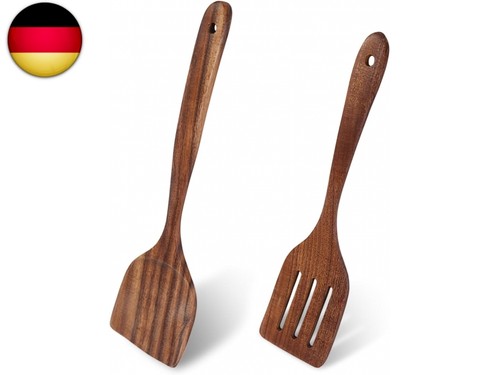 Pfannenwender holz 2er set - pfannenwender,