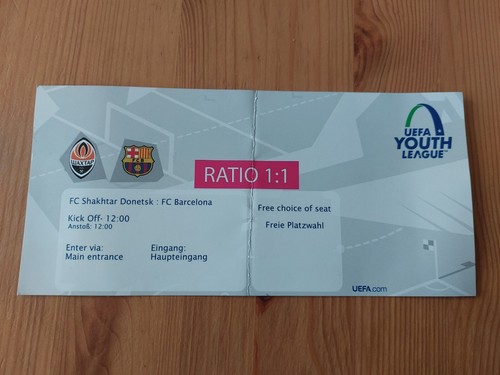 Used sammler ticket - ticket, uefa