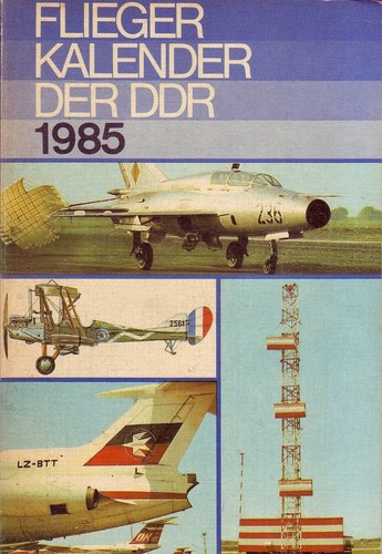 Fliegerkalender der ddr 1985 - der,