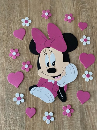 Moosgummi minnie mouse - moosgummi, set