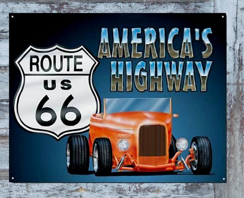 Hot rod schild - rod, 30