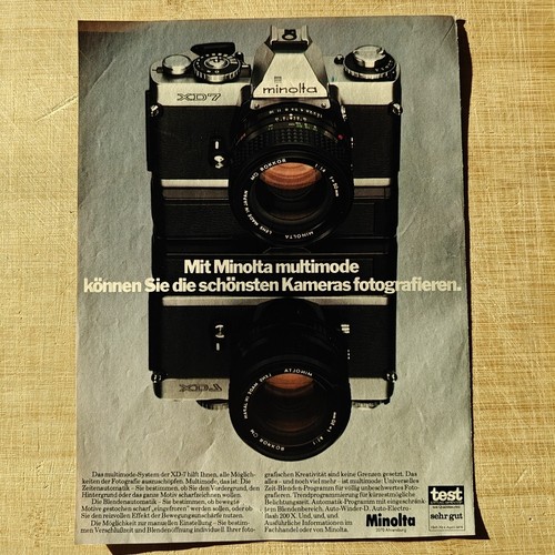 Minolta reflex 1978 - xd-7,