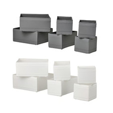 IKEA SKUBB 6er Set Boxen Kleiderschrank Schublade Aufbewahrung Unterwäsche Kleidung Organizer