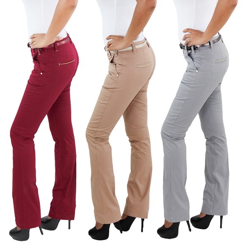 Damen hose mit gürtel - damen,
