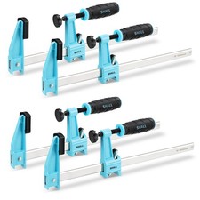 SHALL Schraubzwingen Set 4 Stück,Spannweite 300mm（12 Zoll）, Spannkraft 272kg