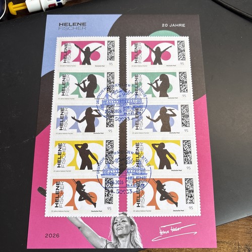 Helene fischer briefmarken - fischer,