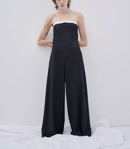 Zara overall lang schulterfrei - lang,