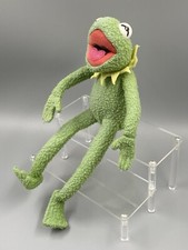 Jim Henson Igel Kermit Puppe Frosch Muppets Stofftier Plüsch Vintage Retro 30 cm