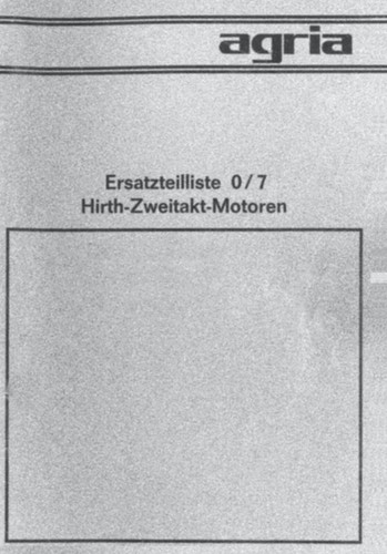 Agria liste hirth motoren - agria,