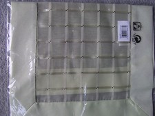 4 Kleine Deckchen Platzset Organza Lindgrün kariert RICO 5x50cm NEU OVP waschbar