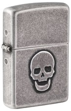 Zippo feuerzeug stamped skull - zippo,