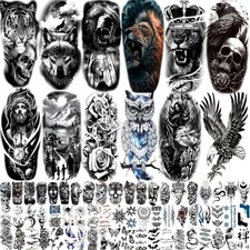 82 Sheets Temporary Tattoo