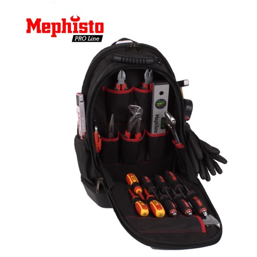 Werkzeugrucksack bestüückt