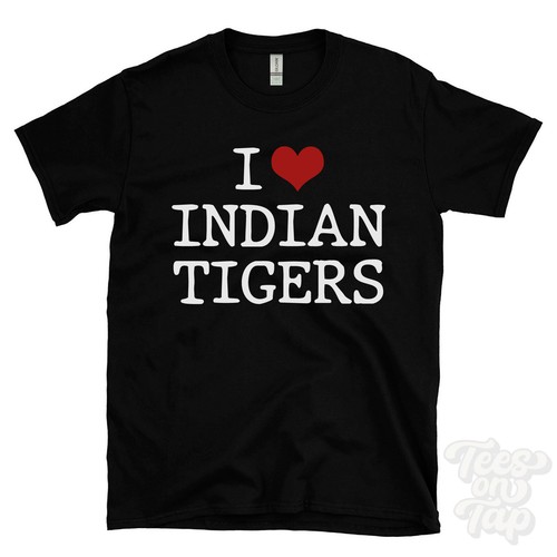 Love indian tigers shirt - indian, t-shirt