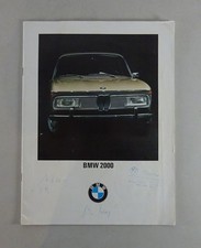 Prospekt / Broschüre BMW 2000