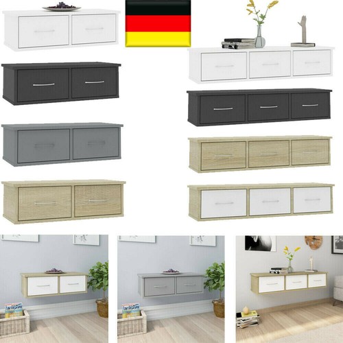 Wandregal mit schublade - wandregal,