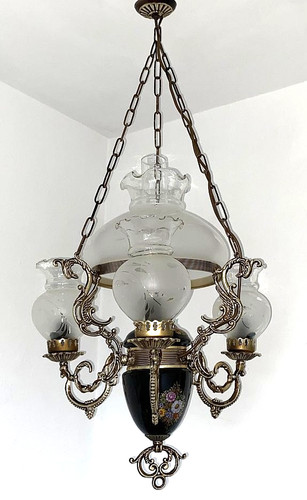 Deckenlampe porzellan messing - deckenlampe,