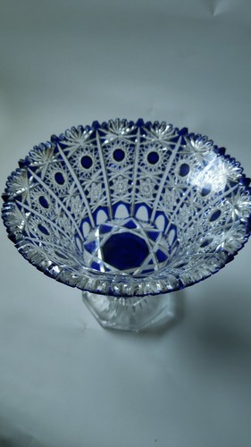Große bleikristall schale - große,