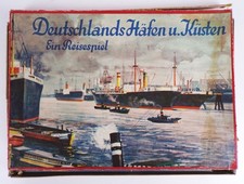 Spear Brettspiel Deutschlands Häfen und Küsten Ein Reisespiel um 1930 Zinnfigure