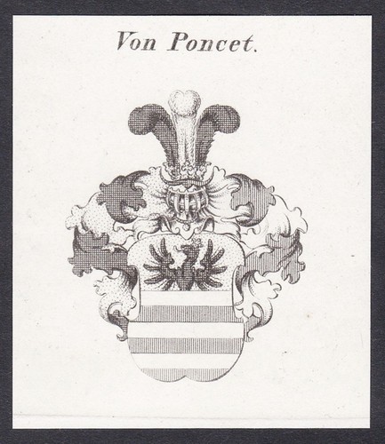 Poncet wappen coat arms - of,