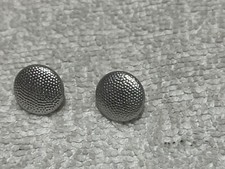 2 Stück orig Bundeswehr Alu Knöpfe Feldmütze Gebirgsjäger silber 12 mm Knopf Bw