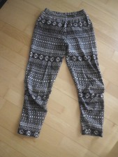 Kinder Mädchen Leggins 95 % Baumwolle Gr. 140 *Norwegermuster*