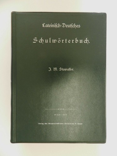 Lateinisch deutsches - lateinisch,