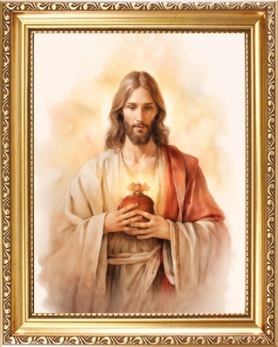 Heiliges herz jesu christus - herz,