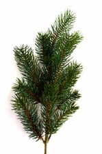 künstlicher Tannenzweig 50cm Kunsttanne Kunstblumen Beiwerk Winterdekoration