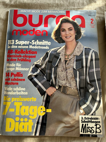 Burda moden februar 1986 - februar, 2