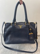 Prada vitello daino bluette - prada,