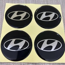 4x 60mm Hyundai Nabendeckel