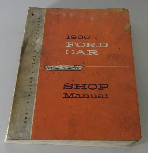Workshop manual ford - manual, fairline