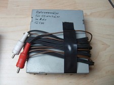 Ton Audio Umwandler Signalwandler Lichtwellenleiter zu RCA für z.B. CD Wechsler