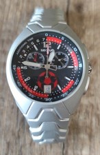 Sector 185 Alu Chronograph Für Schmale Handgelenke Neuwertig Batterie Ist Neu