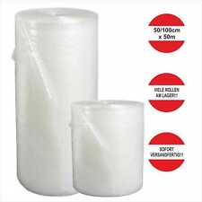  Luftpolsterfolie 50cm x 50m und 100cm x 50m Blasenfolie Noppenfolie Knallfolie 