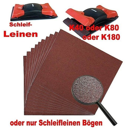 Schleifleinen schleifpapier - schleifleinen,