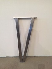 Design Tischbein, Edelstahl, Tischgestell, Tischfuß, Untergestell