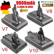 9000mAh Akku Für Dyson V8 V7 V6 V10 Ersatzakku SV10 Animal Absolute Staubsauger 