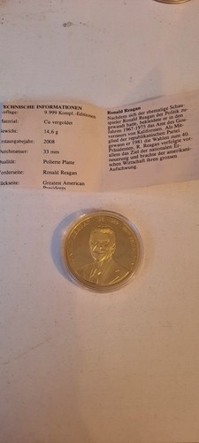 Medaille münze präsidenten - münze,