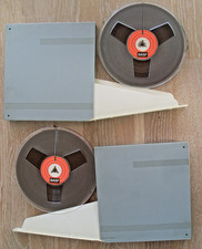 BASF Tonbandspule mit ca. 2x 549 m Recording Tape 18er bespielt 2 Stück mit BOX