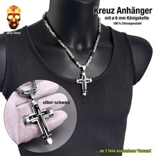 Herren Kreuz Anhänger - mit