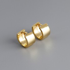 Creolen aus 925 Silber, Breit