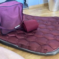 Eskadron Dressurschabracke  Satin WB Plus 4 Bandagen  Rustin Red Fast Neu -