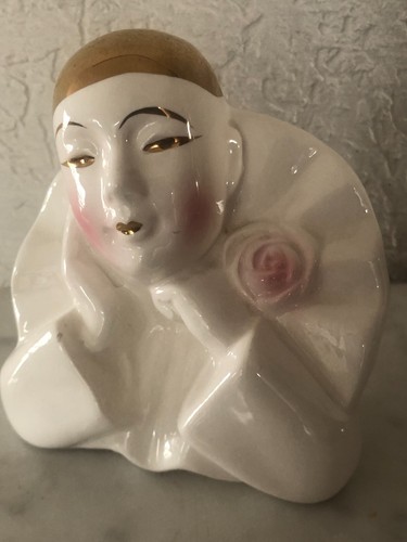 Porzellan figur clown - porzellan,
