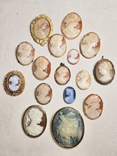 Konvolut 15x Vintage Cameo