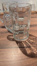 2x Original Coca-Cola Trinkglas  mit Henkel 0,5l