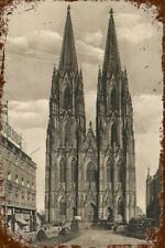 Retro Blechschild KÖLN 1909 AK 30 x 20 cm Ansichtskarte Postkarte NEU (0486)